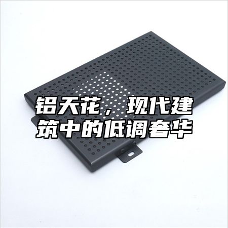 铝天花,现代建筑中的低调奢华